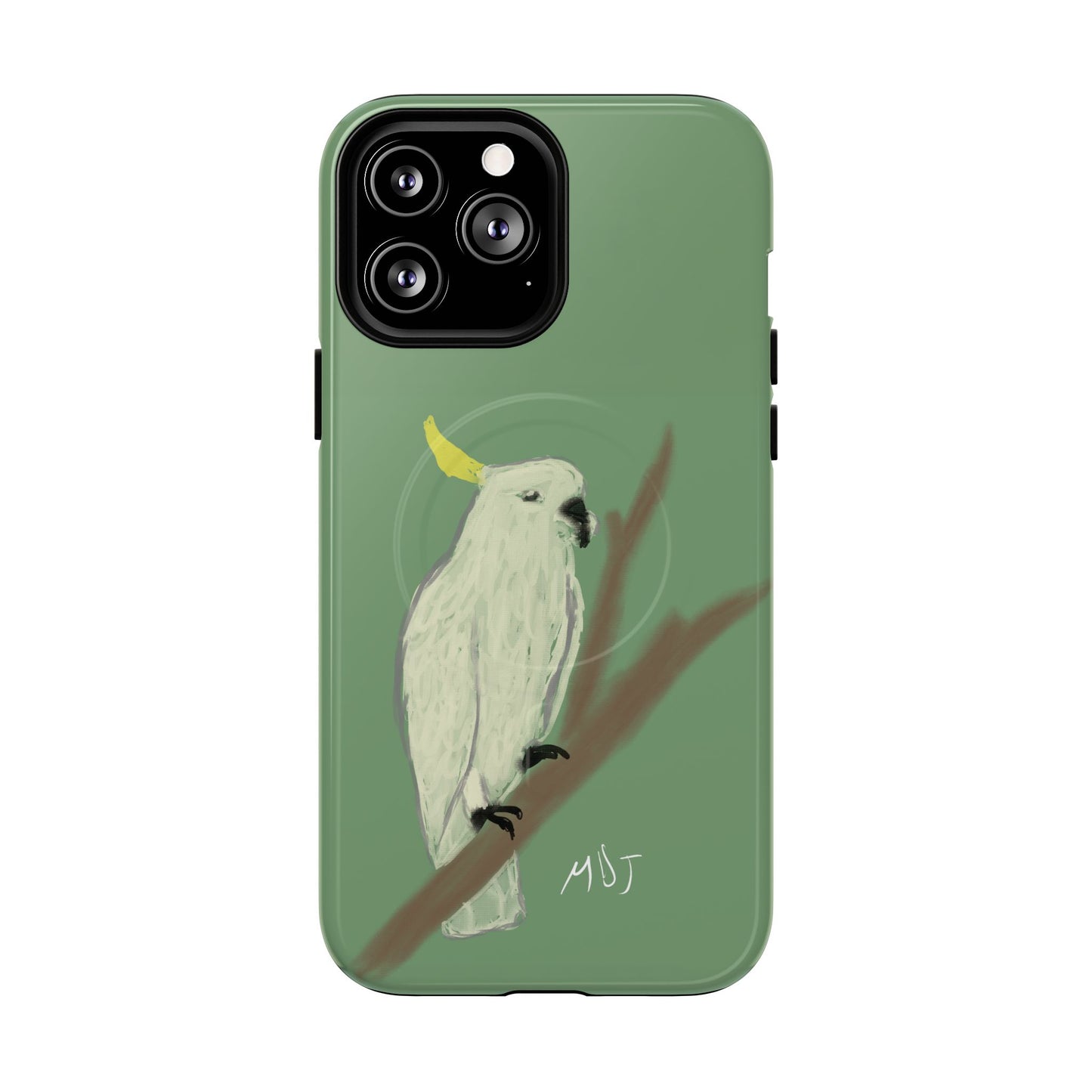 Charme Kakatoès | Coque magnétique robuste (Compatible MagSafe®)