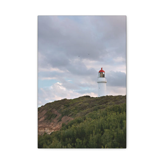 Cape Schank Lighthouse in Winter Light 6286 - Thick Matte Canvas Print