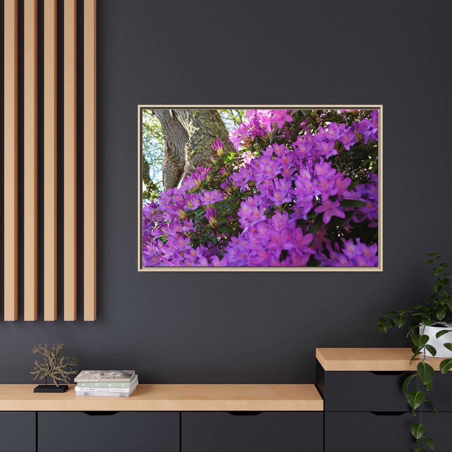 Azaleas in Bloom [3011] | Framed Canvas