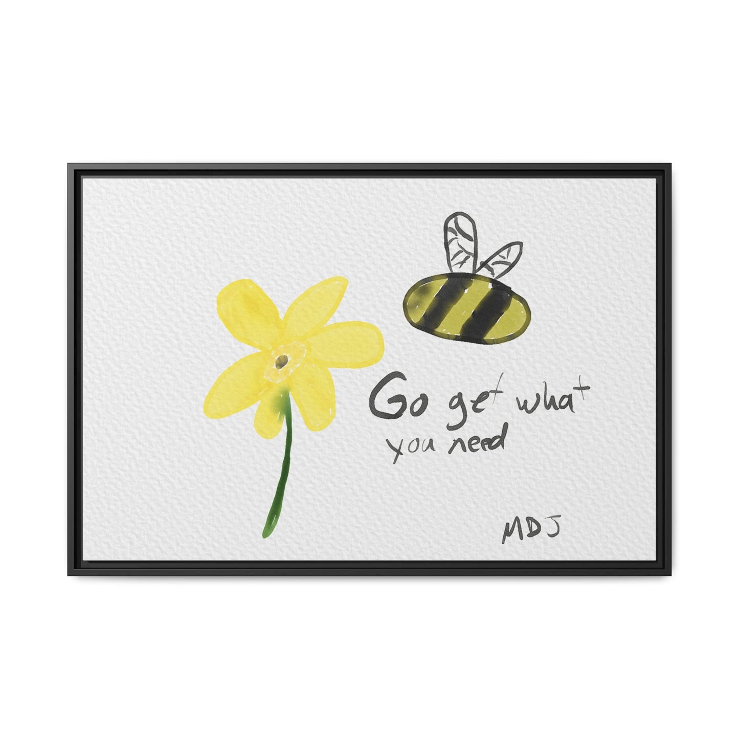 Bumble Flower | The Framed Canvas Deployment