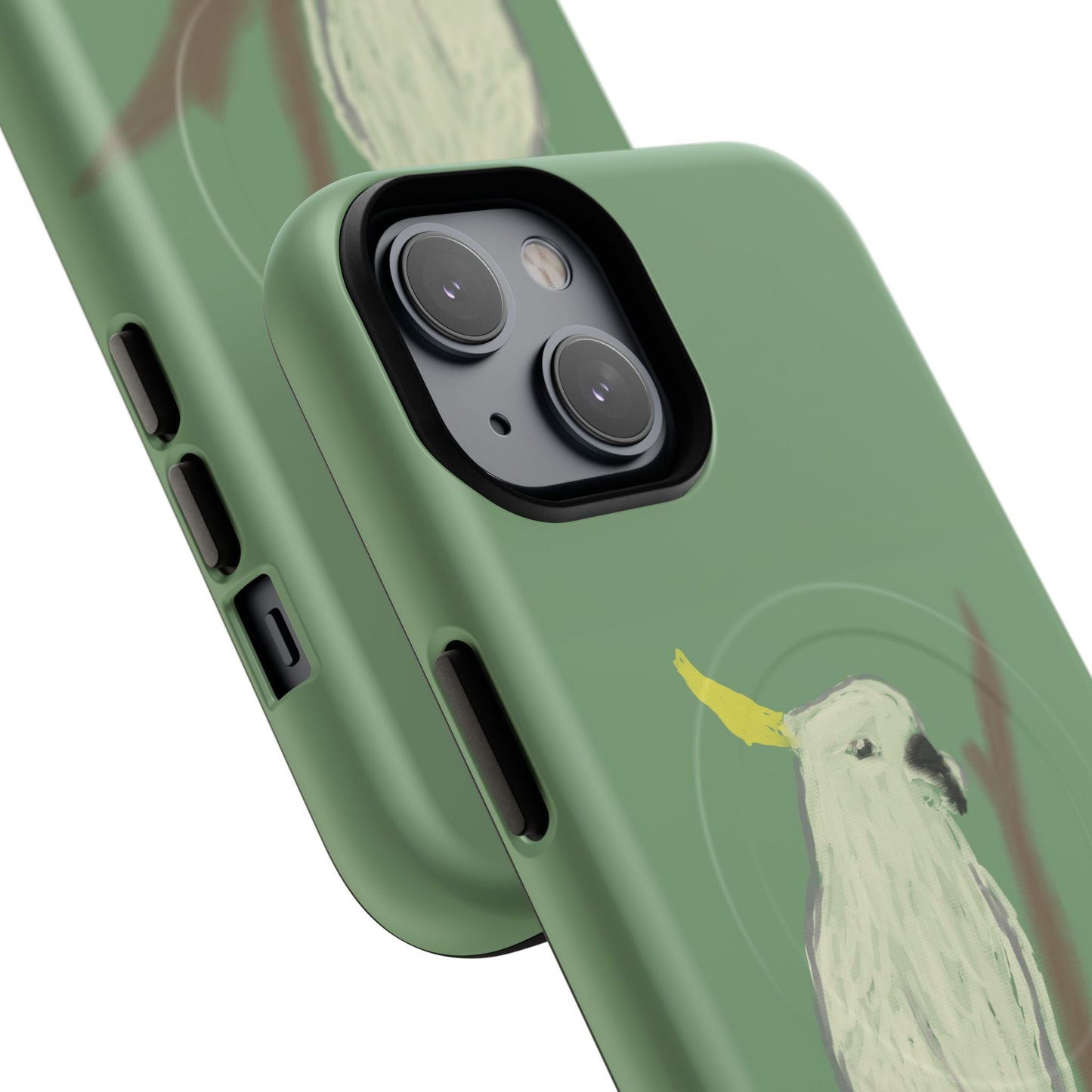 Cockatoo Charm - Tough Magnetic Case (MagSafe® Compatible)