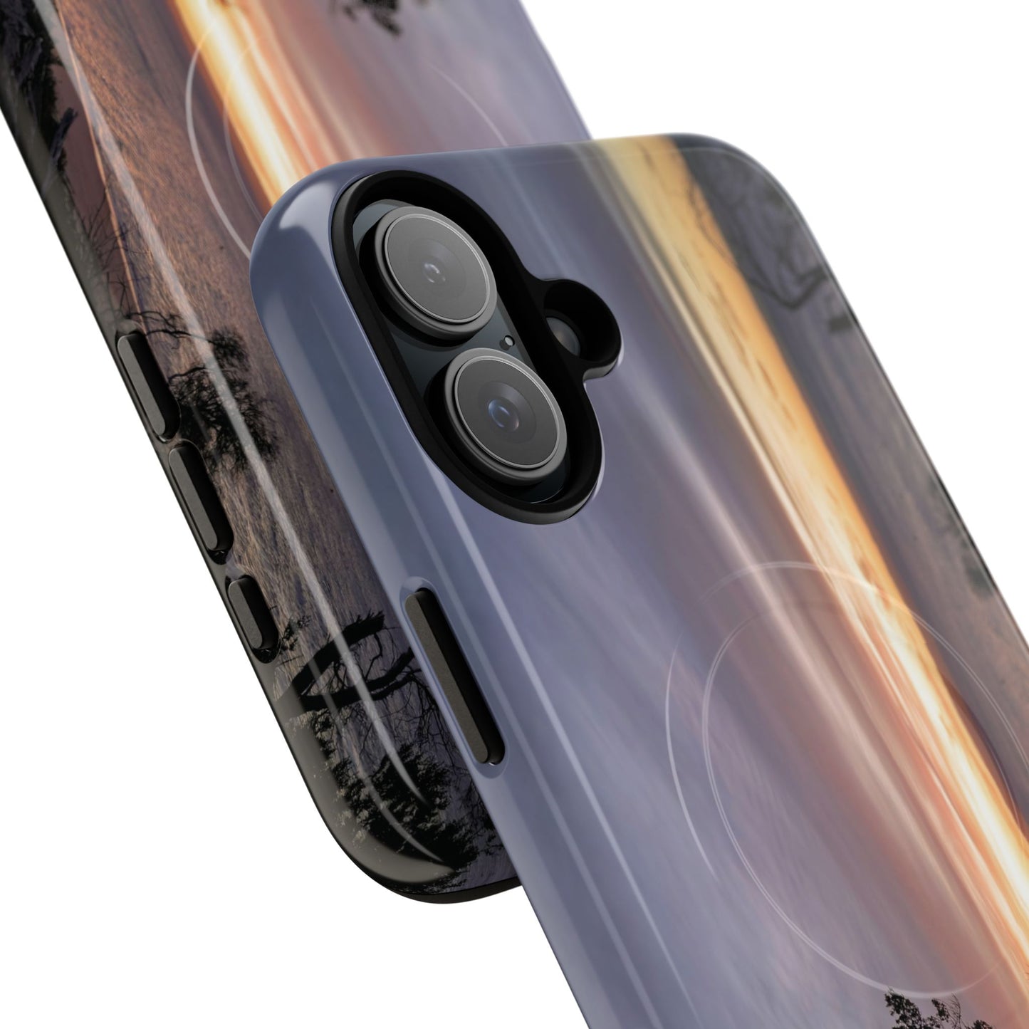 A Tranquil Evening: The Sunset Over Cowes - Tough Magnetic Cases