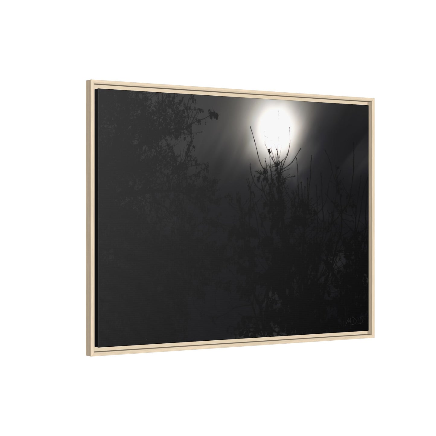A Dance of Shadows Beneath the Moonlight [28] | Framed Canvas