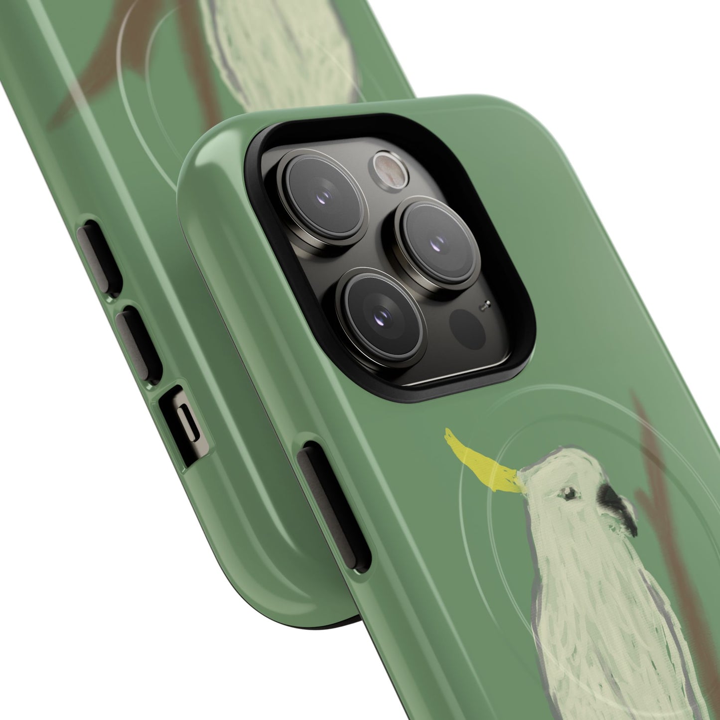 Cockatoo Charm - Tough Magnetic Case (MagSafe® Compatible)
