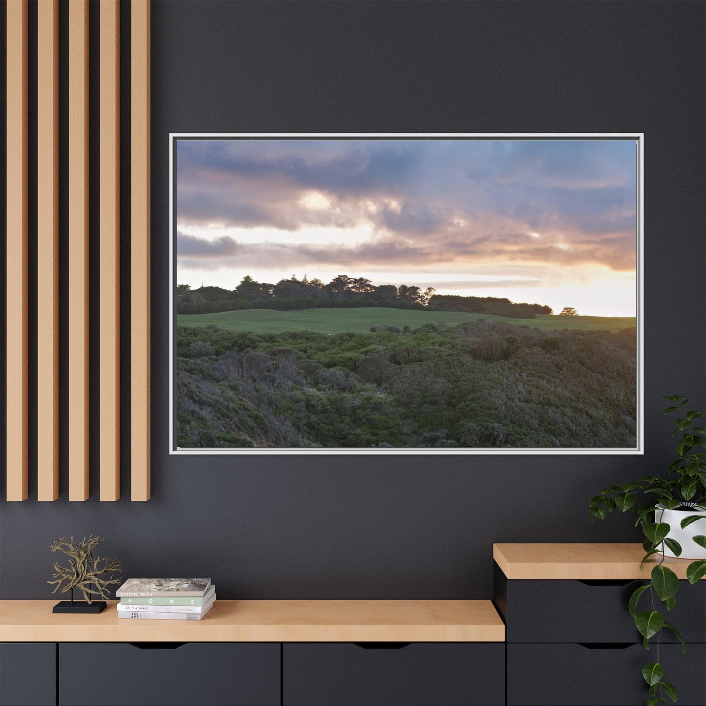 Winter Sunrise on the Mornington Peninsula [6268] | Framed Canvas