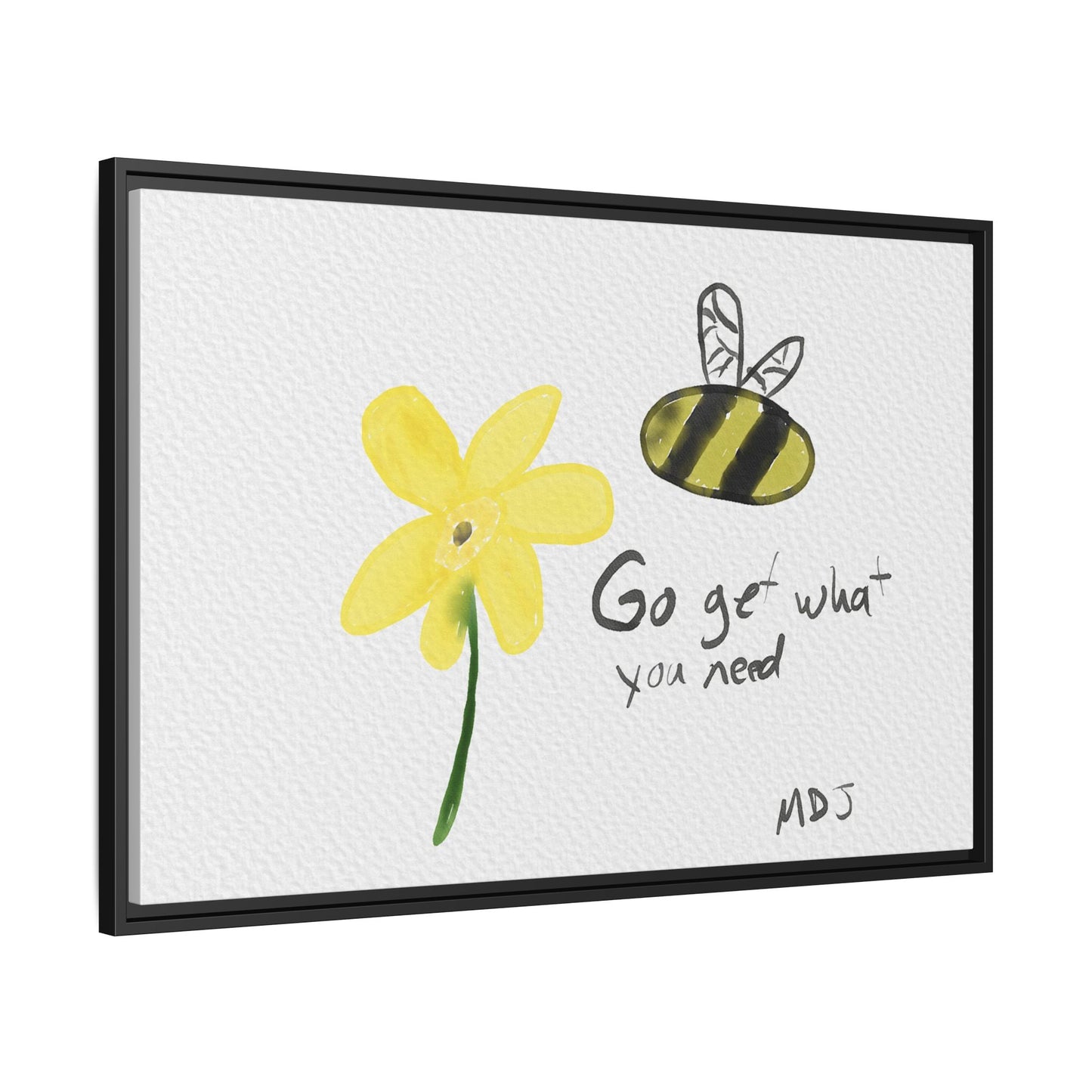 Bumble Flower | The Framed Canvas Deployment