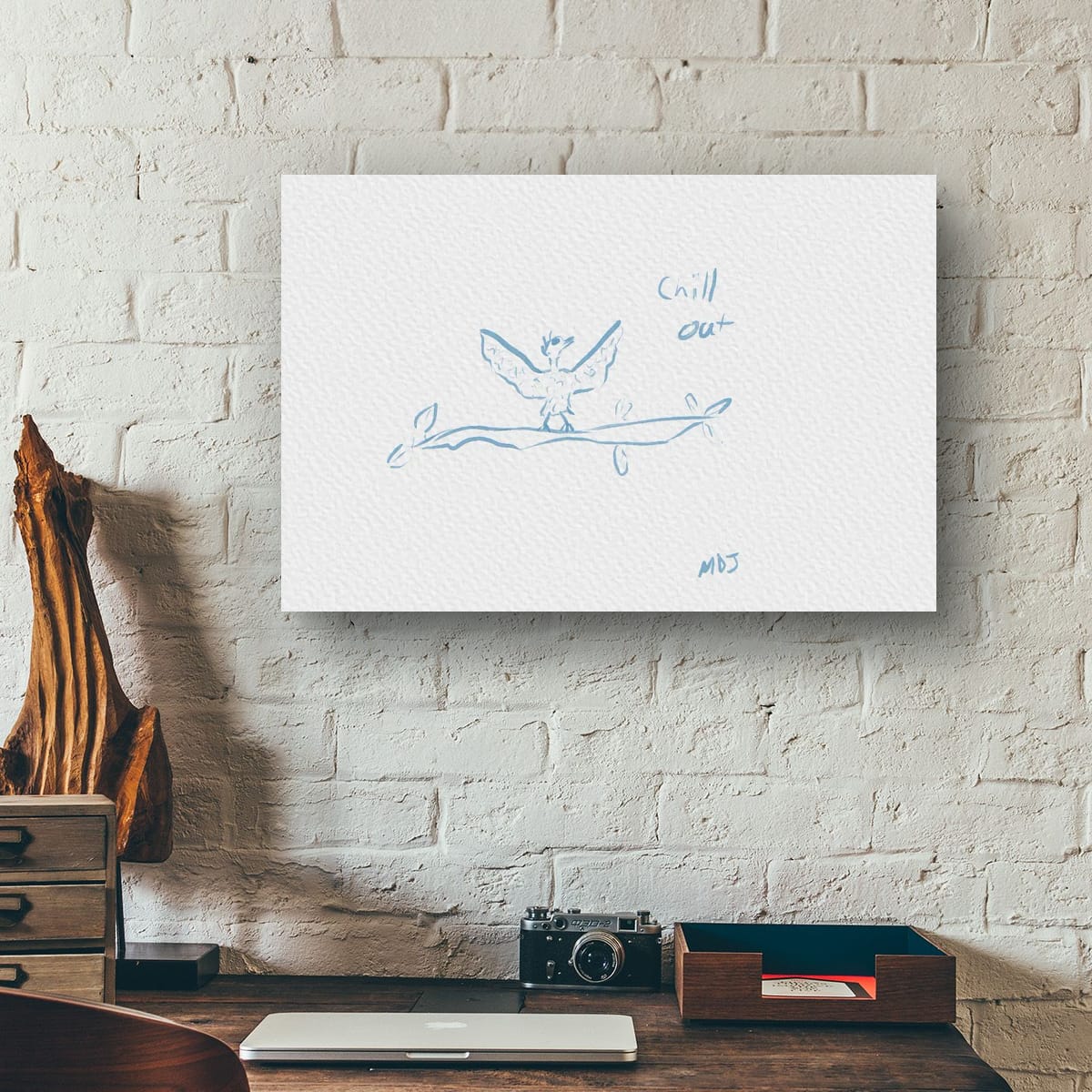 Chill Out Bird | The Stretched Canvas Deployment