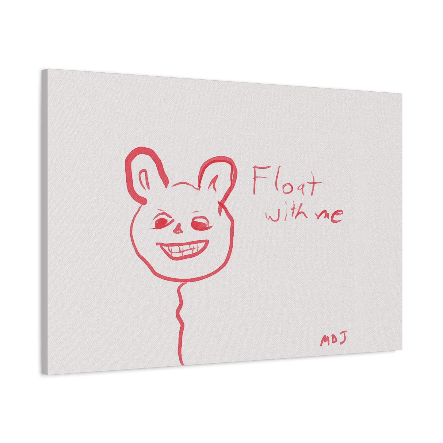 Flotte avec moi | Toile tendue