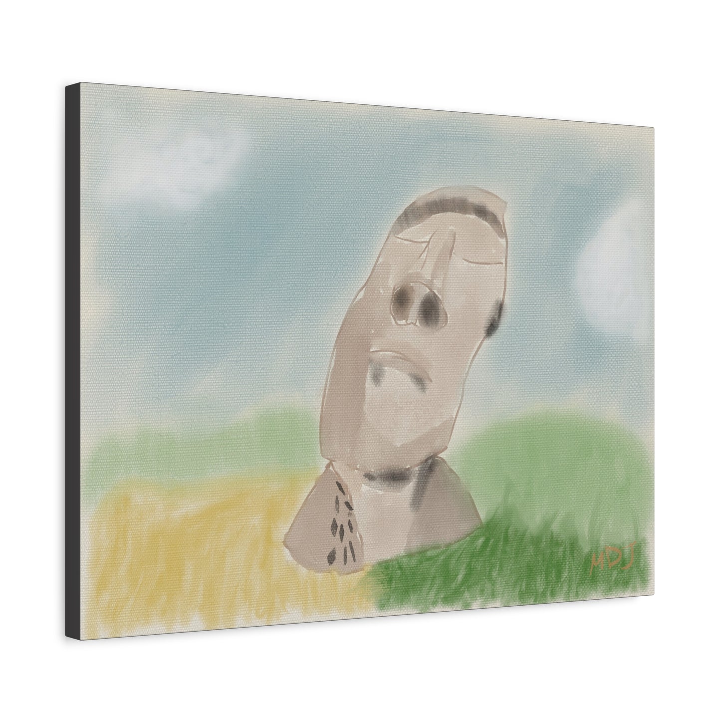 Moai Serenity | The Stretched Canvas Deployment