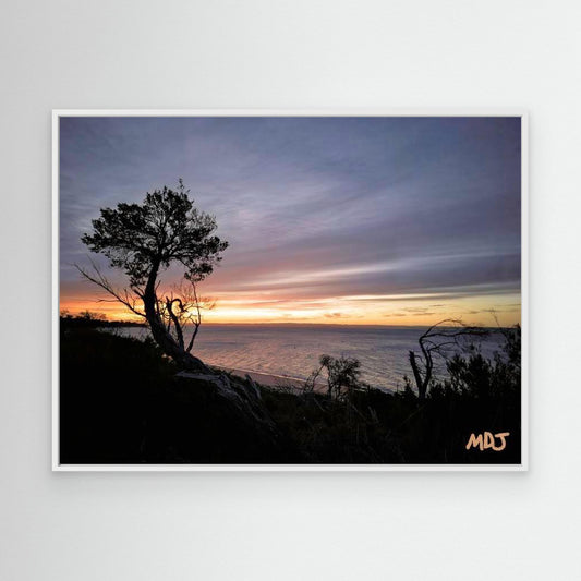 A Tranquil Evening: The Sunset Over Cowes